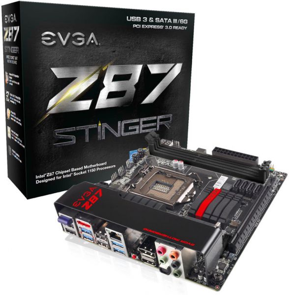 Материнская плата EVGA Z87 Stinger111-HW-E872-KR