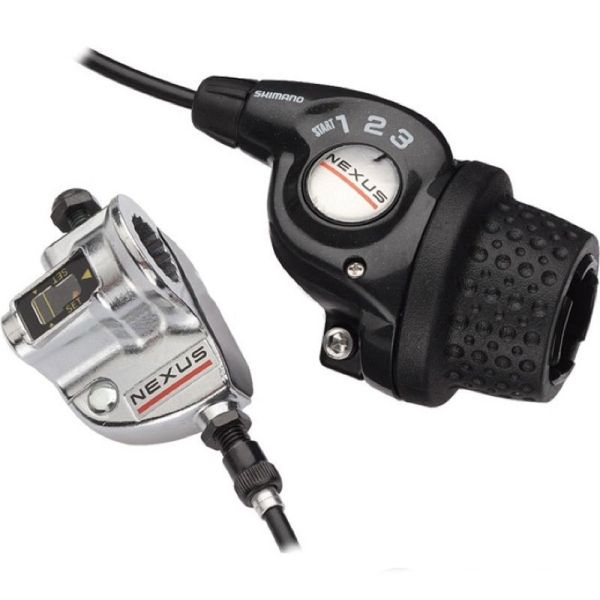 Шифтер Shimano Nexus 3S35E с bell crank и оплеткой 3 ск. 2550 мм